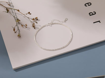 Silver Bracelet Female Ins Design Cold Style Simple Graceful