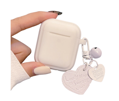 Compatible with Apple, Compatible with Apple , Gentle Milky White Pendant Airpods Protective Cover